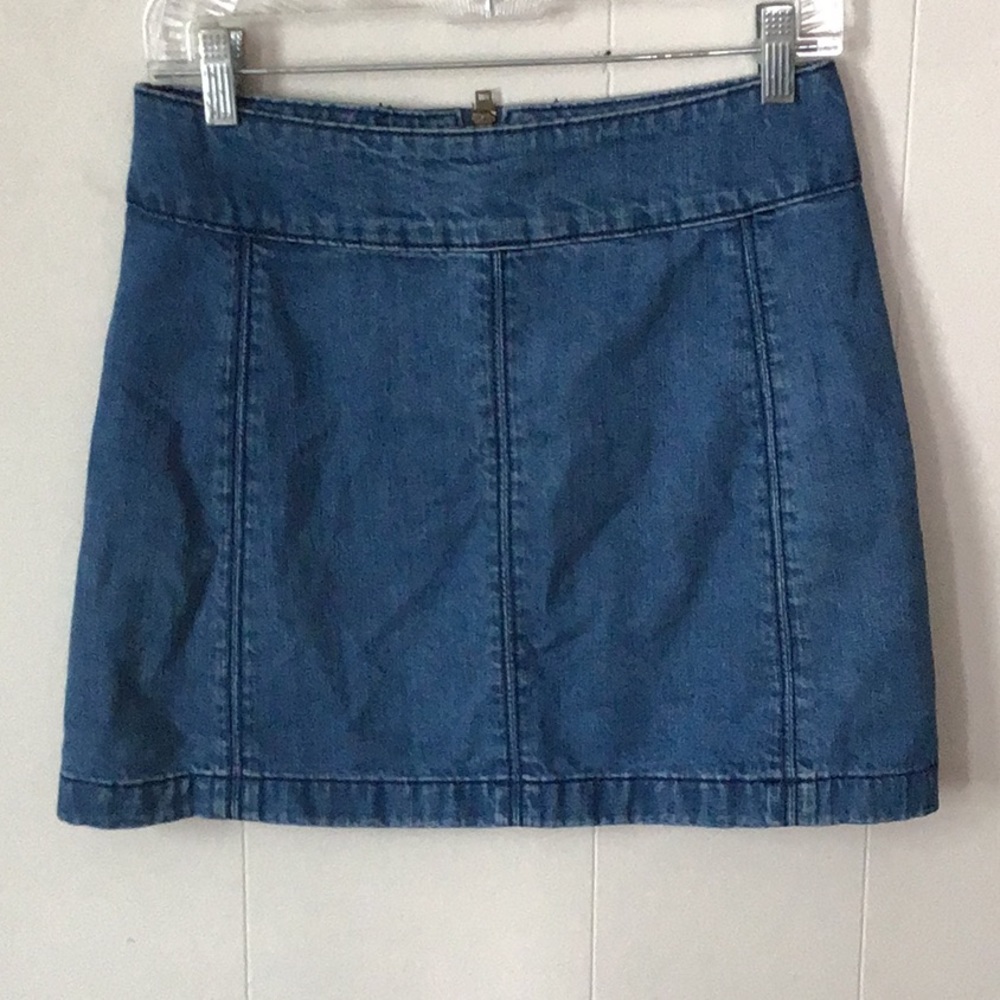Free People Denim Skirt